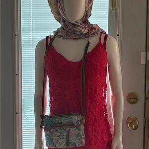 Rosetti Tropical Print Satchel